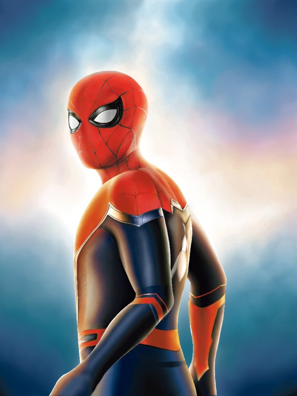 Fine Art Print Room Decor Character Art Digital Painting Gift Idea Superhero